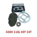 Tvs Ön Dişli+Arka Dişli+Zincir Set Apache Rtr 200 428H-116L-43-14