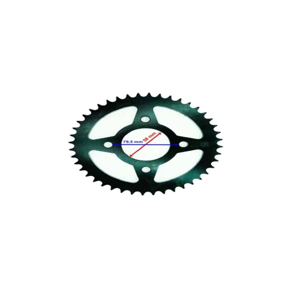 Discover Uyumlu Arka Dişli 428-44T İç 58X4 Delik Öm