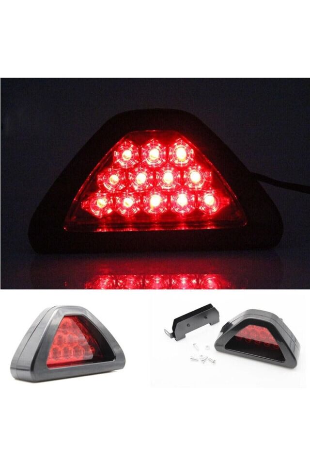 Üniversal Stop 12 Ledli Çakar Ve Düz F1 Tip