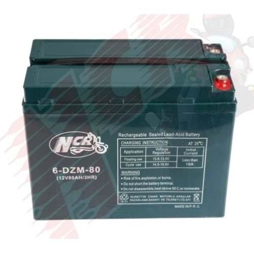 Akü 12V 60-80 E-Bisiklet Ncr 223-176-122