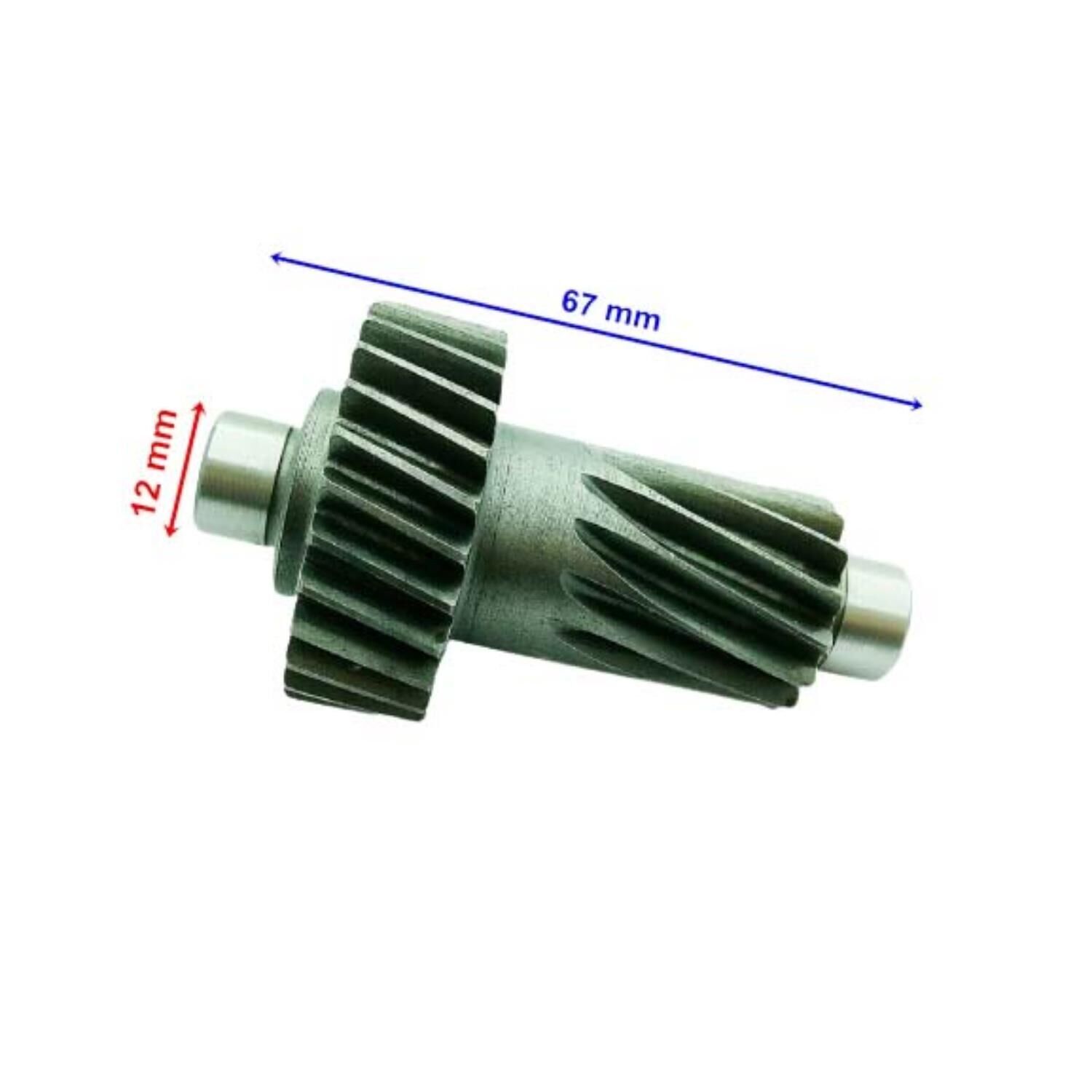 E-Yük Arabası Şan Dişlisi Uzun İkili 67X27-14T Öm