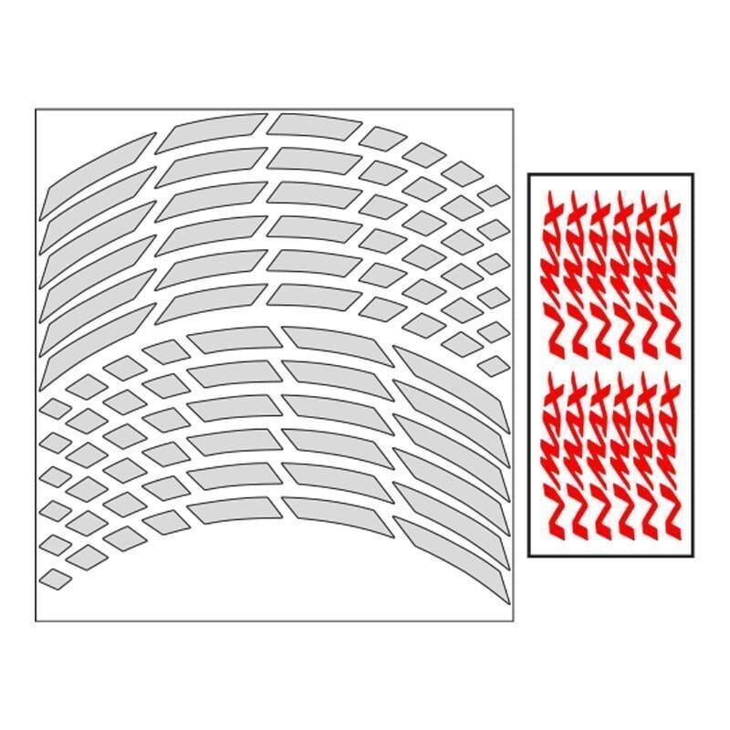 Yamaha Reflektör Beyaz Iı Nmax Uyumlu 1 Set Jant Şeridi