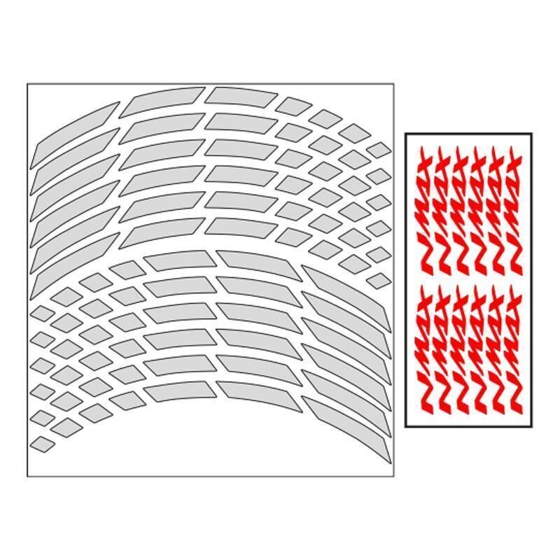 Yamaha Reflektör Beyaz Iı Nmax Uyumlu 1 Set Jant Şeridi