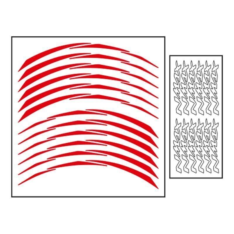 Yamaha Reflektör Kırmızı Iıı Nmax Uyumlu 1 Set Jant Şeridi
