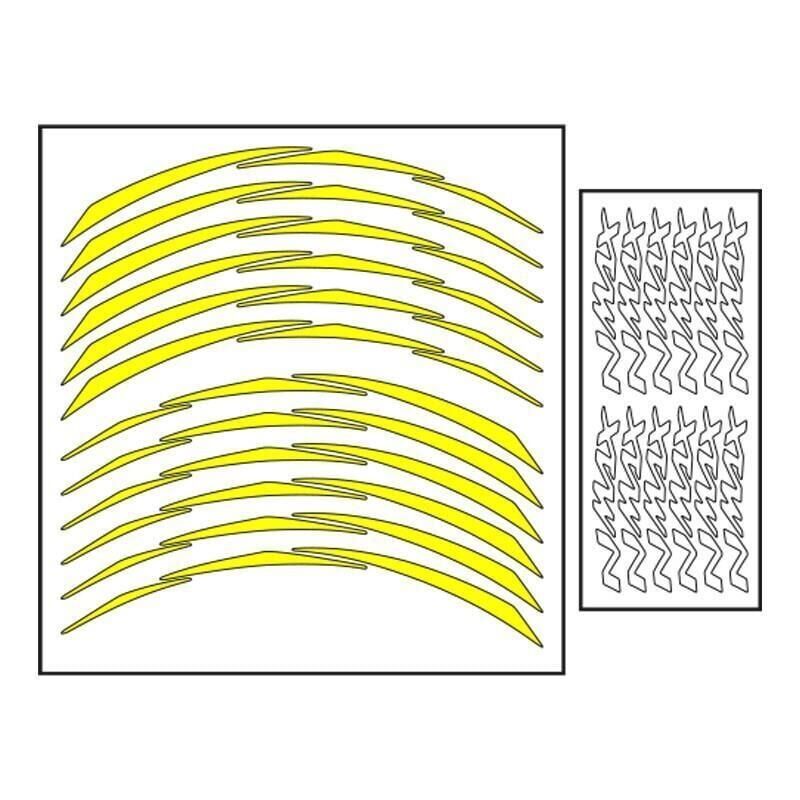 Yamaha Florasan Sarı Iıı Nmax Uyumlu 1 Set Jant Şeridi
