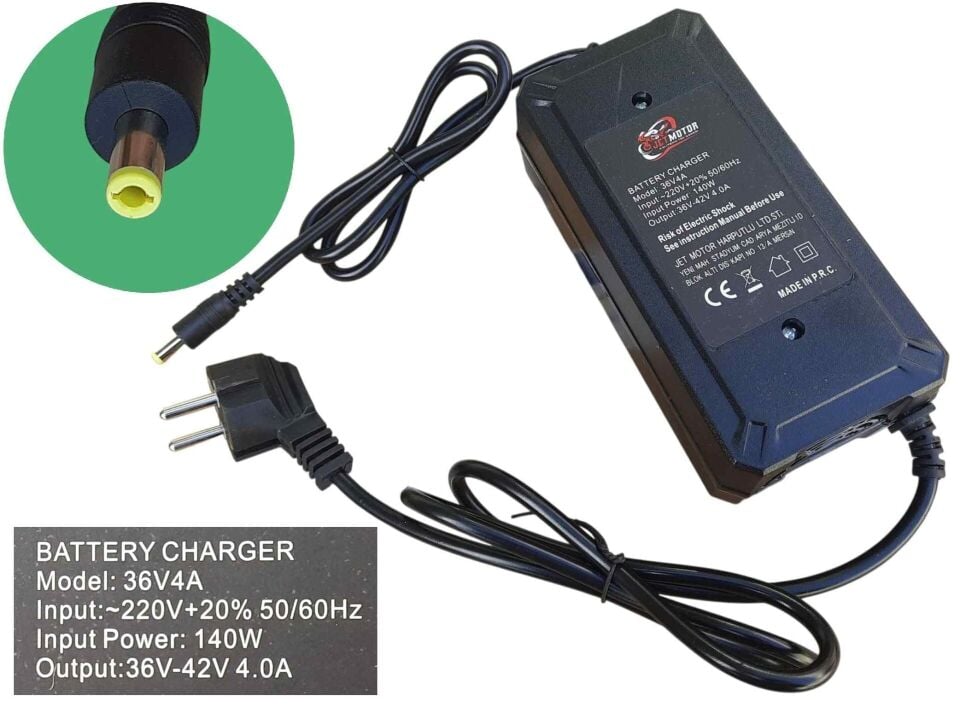 Ebıs E-Bis Şarj Cihazı 36V 4Ah (İnce Uç)