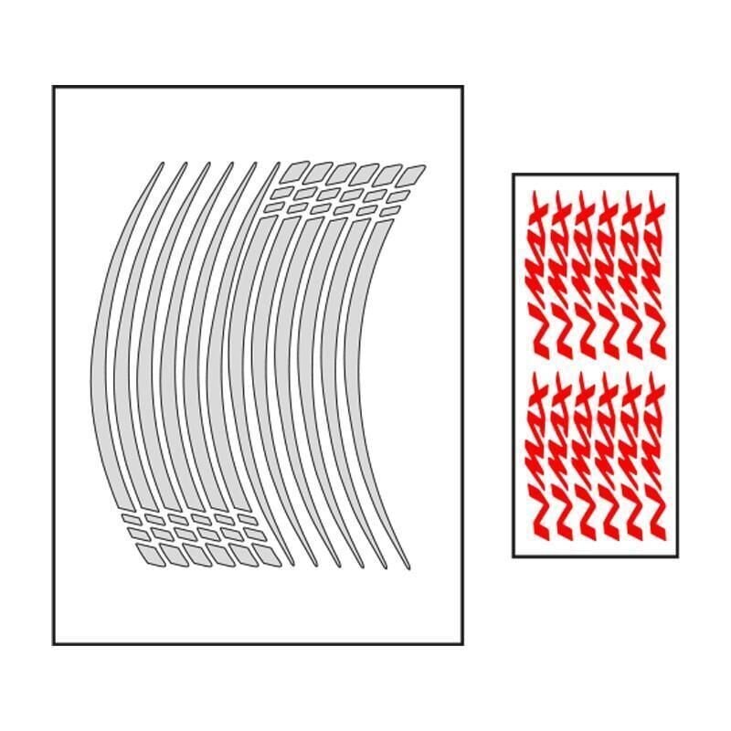Yamaha Reflektör Beyaz Iv Nmax Uyumlu 1 Set Jant Şeridi