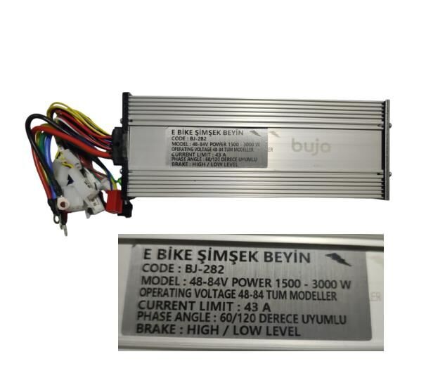 Akıllı Beyin 48V/60V/72V/84V 43 Ah 1500W/3000W E-Bisiklet Şimşek