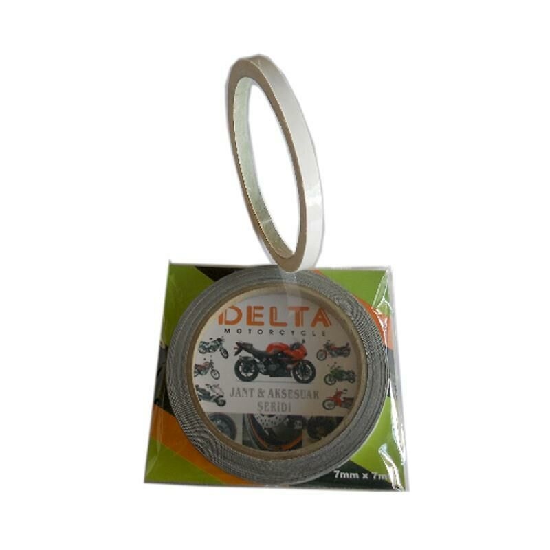 SEVGENT Beyaz 7Cm X 7 M Opak 1 Set Jant Şeridi