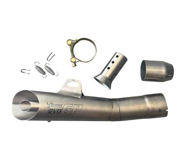 Racing Model Eksoz Akrapovic Titanyum Susturuculu Yuvarlak