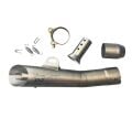 Racing Model Eksoz Akrapovic Titanyum Susturuculu Yuvarlak